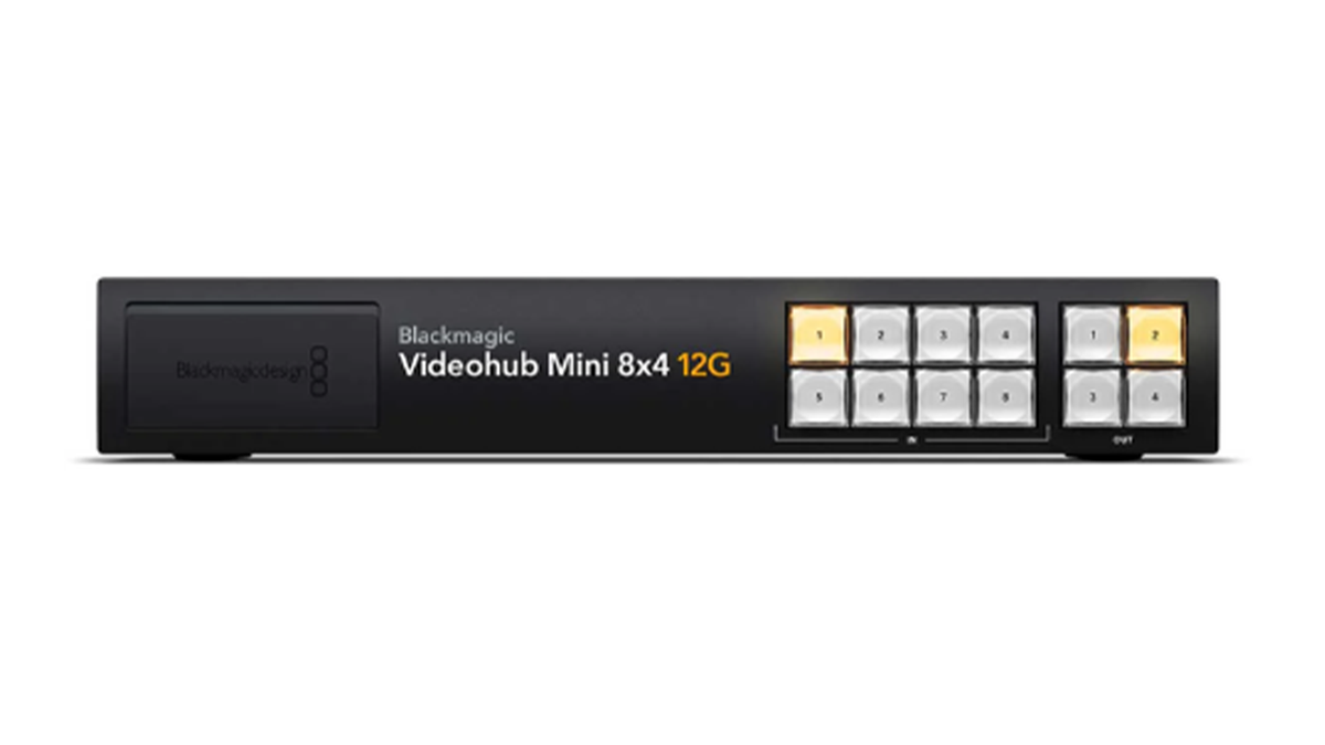 Blackmagic Videohub Mini 8x4 12G Router